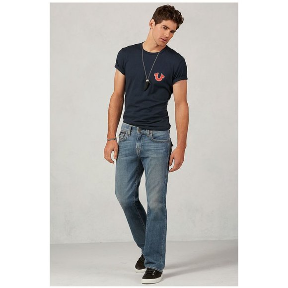 Mens True Religion Billy Bootcut Jeans 